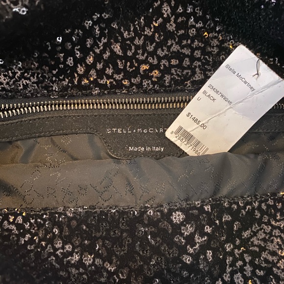Stella McCartney Black Sequin Bag with tag! - Picture 5 of 5